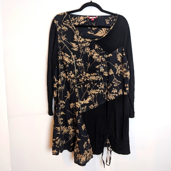 Joe Browns Floral Asymmetrical Lagenlook Top 18 - Picture 1 of 8